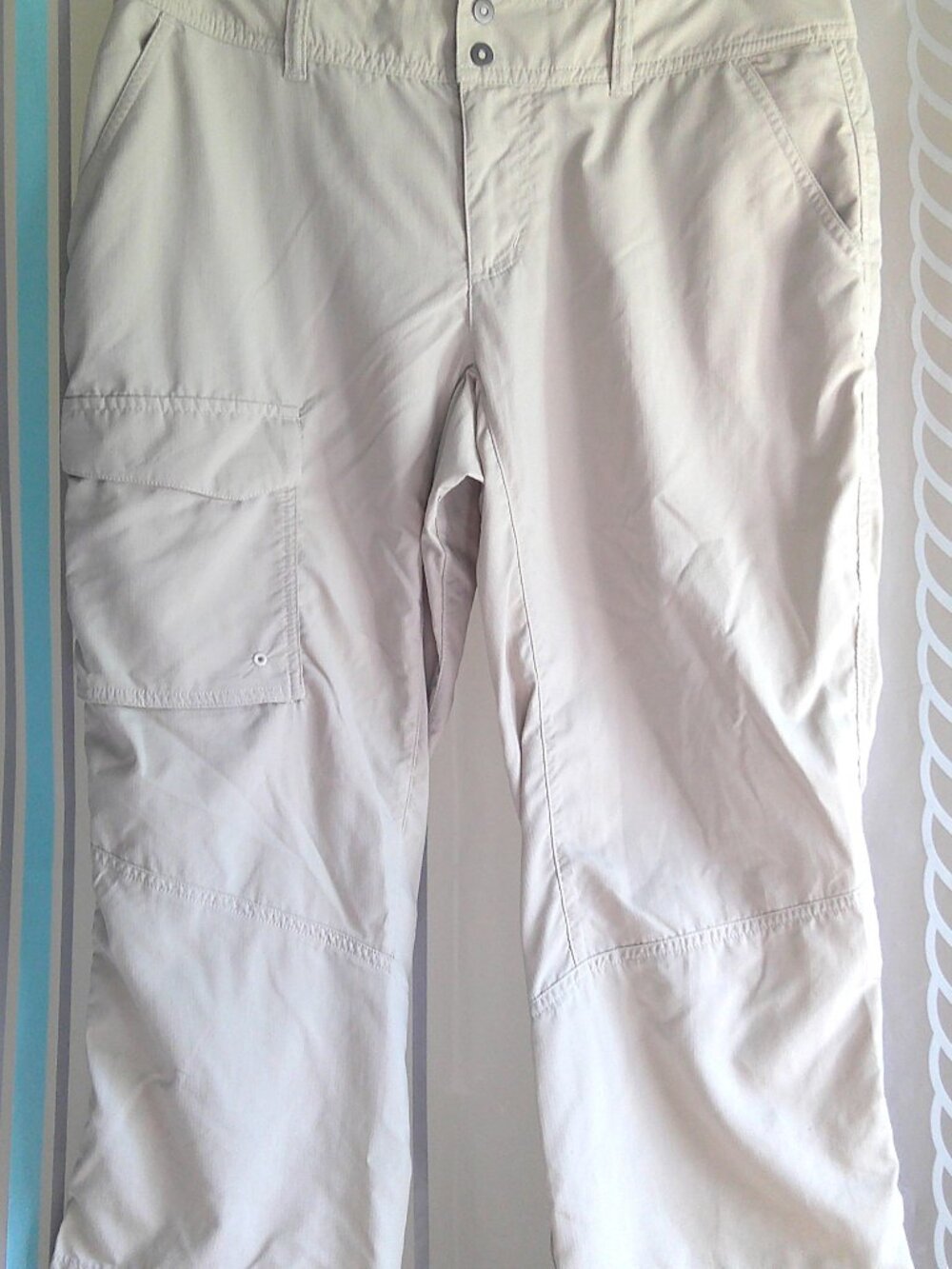 "Columbia" PFG Omni-Shade UPF 50+ Comfort Waist 21" Capris Woman Sz 6